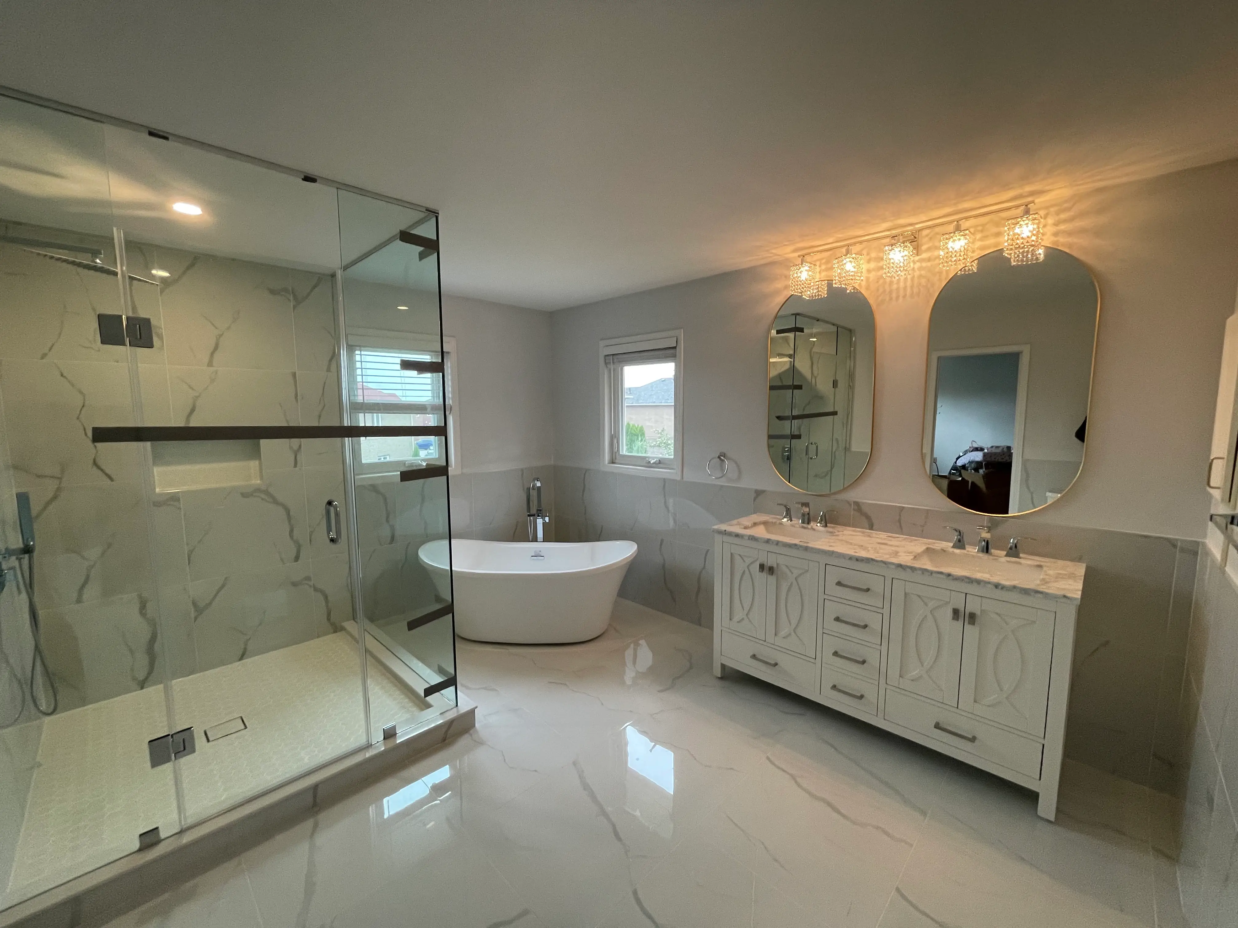 Full bathroom in a registered second unit