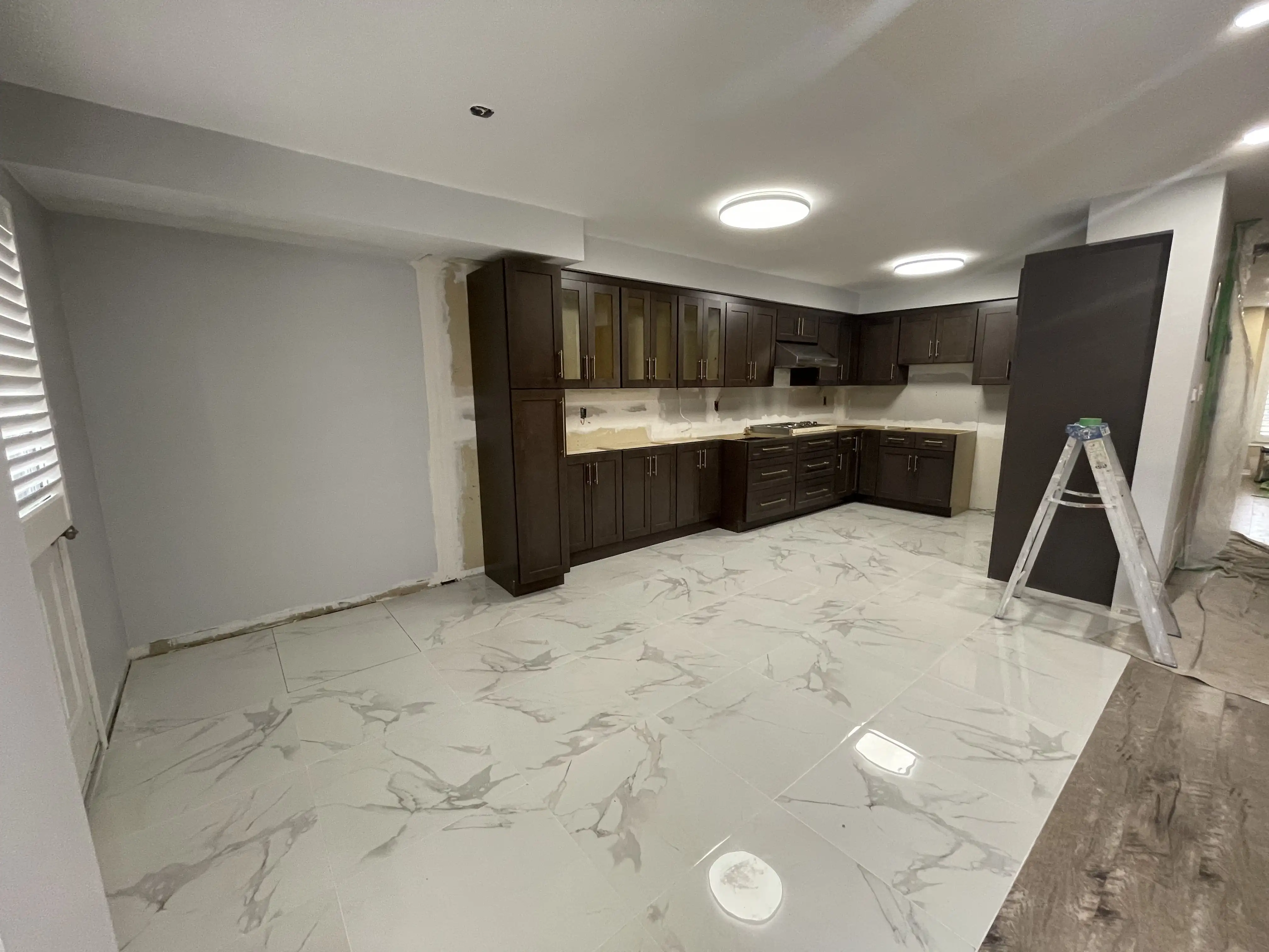 Kitchen in a finished second-unit conversion by HMH Construction