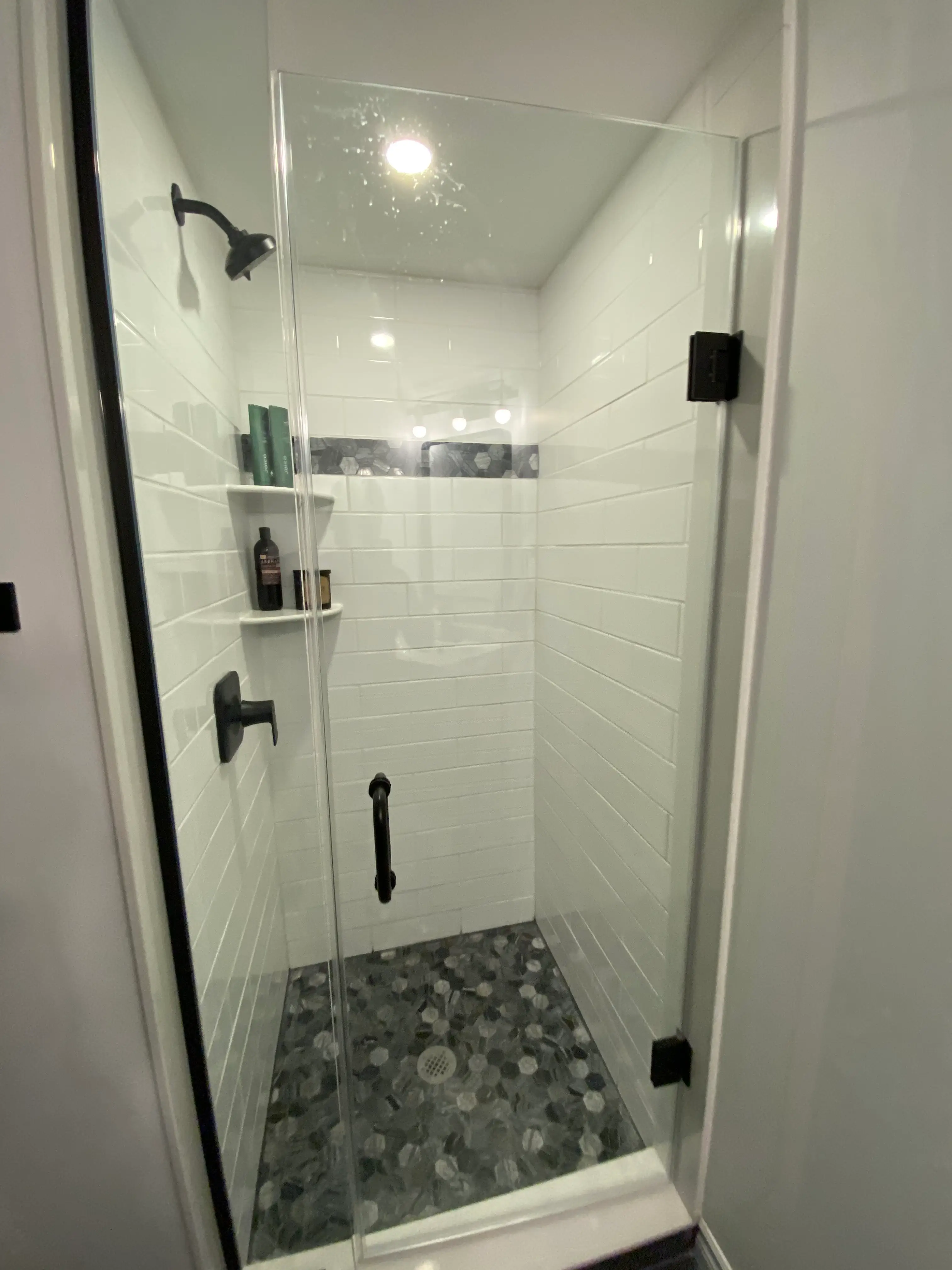 Finished bathroom in a legal second-unit suite